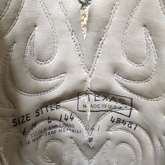 ~~SOLD~~Texas Brand Leather Boots - Picture 7 of 7